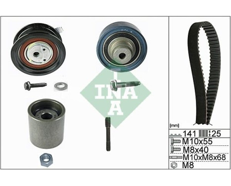 Timing Belt Set 530036110 Ina