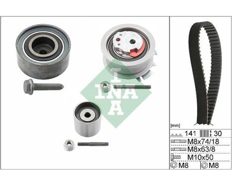 Timing Belt Set 530040510 Ina