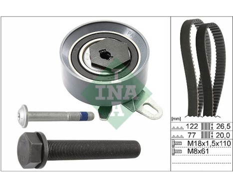 Timing Belt Set 530040610 Ina