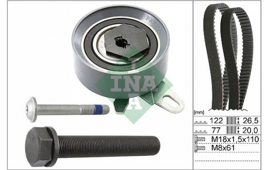 Timing Belt Set 530040610 Ina