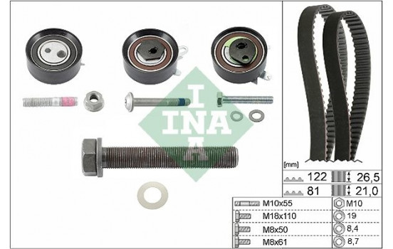 Timing Belt Set 530048410 Ina