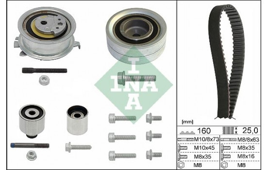 Timing Belt Set 530055010 Ina