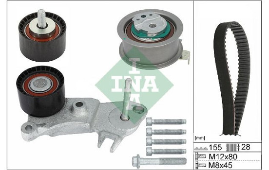 Timing Belt Set 530076210 Ina