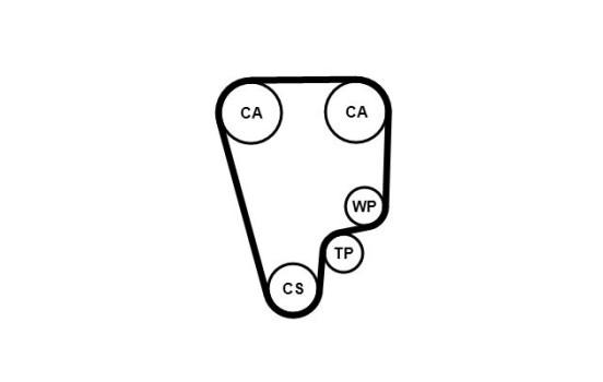 Timing Belt Set CT1006K1 Contitech, Image 4