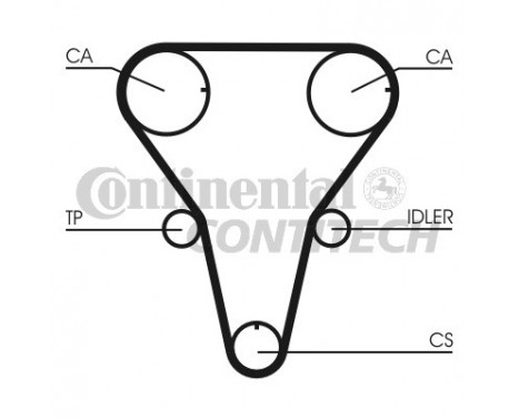 Timing Belt Set CT1047K1 Contitech, Image 2