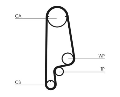 Timing Belt Set CT1070K1 Contitech, Image 5