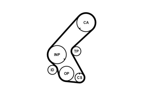 Timing Belt Set CT1078K1 Contitech, Image 5