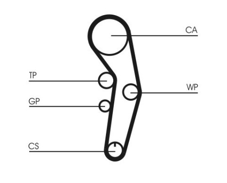 Timing Belt Set CT1090K2 Contitech, Image 7