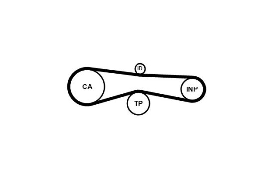 Timing Belt Set CT1131K1 Contitech, Image 5