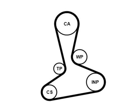 Timing belt set CT1242K1 Contitech, Image 2
