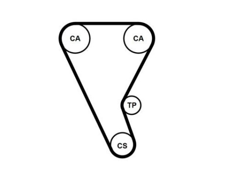 Timing belt set CT1257K1 Contitech, Image 2