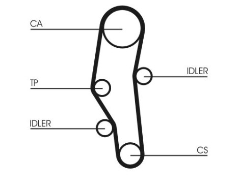 Timing Belt Set CT589K2 Contitech, Image 4