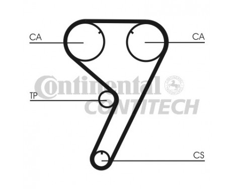Timing Belt Set CT608K3 Contitech, Image 2