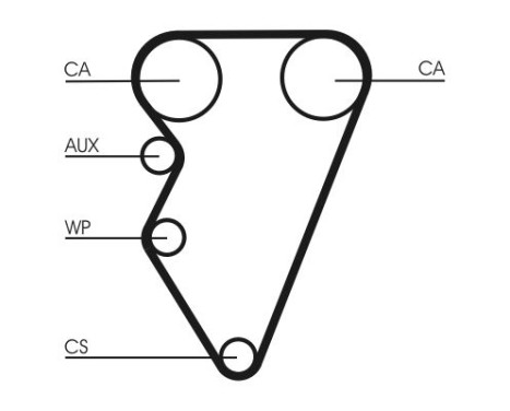Timing Belt Set CT708K1 Contitech, Image 4