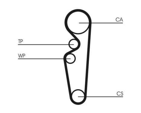 Timing Belt Set CT729K1 Contitech, Image 4