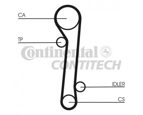 Timing Belt Set CT781K2 Contitech, Image 4
