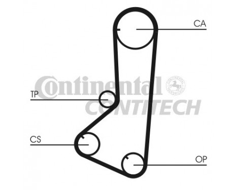 Timing Belt Set CT801K1 Contitech, Image 2