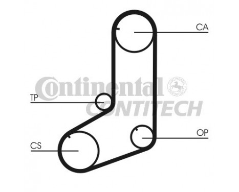 Timing Belt Set CT801K1 Contitech, Image 3