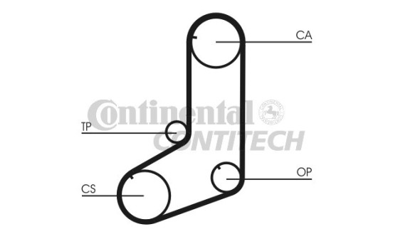 Timing Belt Set CT801K1 Contitech, Image 3