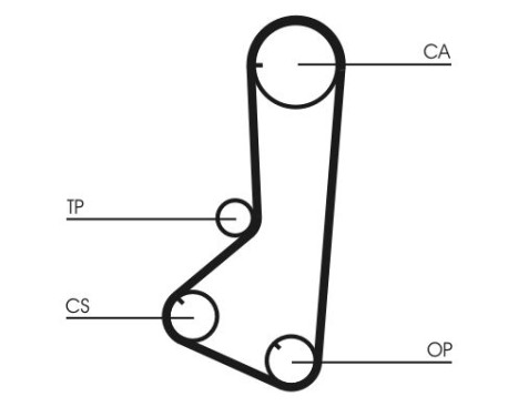 Timing Belt Set CT801K1 Contitech, Image 5