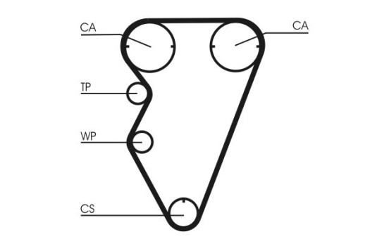 Timing Belt Set CT929K2 Contitech, Image 3