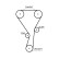 Timing belt set K025699XS Gates