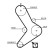 Timing Belt Set PowerGrip® K015039 Gates, Thumbnail 5