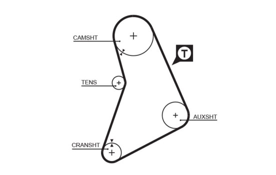 Timing Belt Set PowerGrip® K015069 Gates, Image 5