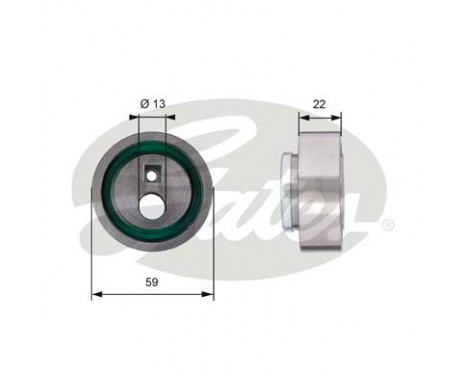Timing Belt Set PowerGrip® K015175XS Gates, Image 2