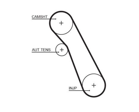 Timing Belt Set PowerGrip® K015541XS Gates, Image 2