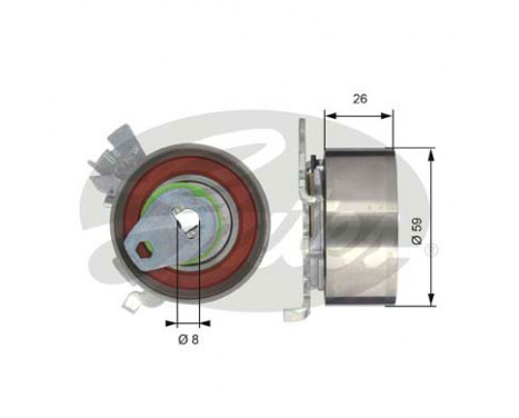 Timing Belt Set PowerGrip® K015542XS Gates, Image 2