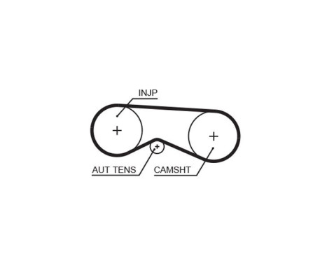 Timing Belt Set PowerGrip® K015557XS Gates, Image 4