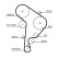 Timing Belt Set PowerGrip® K015559XS Gates, Thumbnail 7