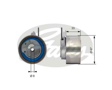 Timing Belt Set PowerGrip® K015586XS Gates, Image 2