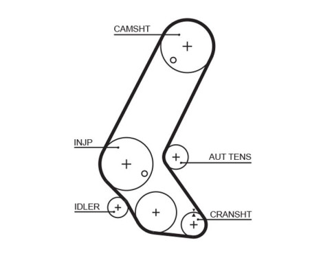Timing Belt Set PowerGrip® K015595XS Gates, Image 5