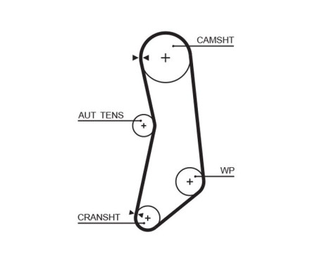 Timing Belt Set PowerGrip® K015626XS Gates, Image 2