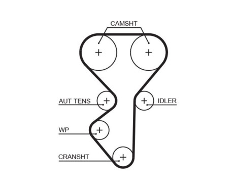 Timing Belt Set PowerGrip® K015631XS Gates, Image 2