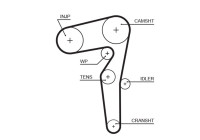 Timing Belt Set PowerGrip® K015646XS Gates