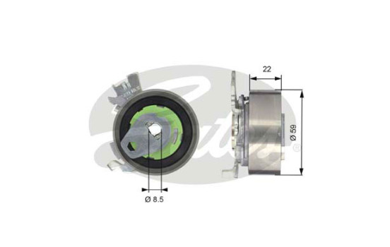 Timing Belt Set PowerGrip® K025499XS Gates, Image 2
