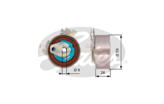 Timing Belt Set PowerGrip® K025542XS Gates, Image 2