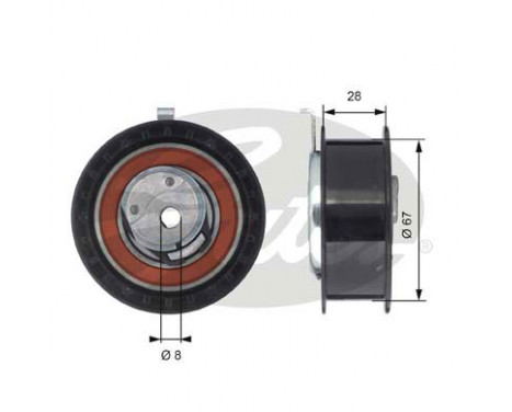 Timing Belt Set PowerGrip® K025564XS Gates, Image 2