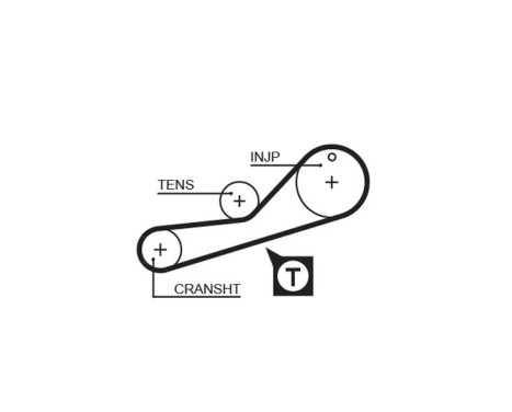 Timing Belt Set PowerGrip® K035451XS Gates, Image 4