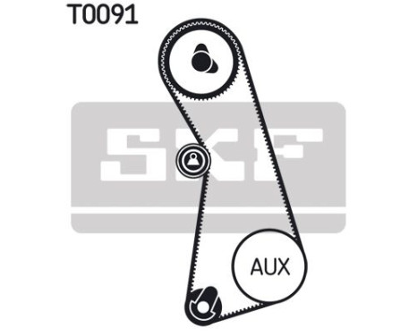 Timing Belt Set VKMA 01002 SKF, Image 2