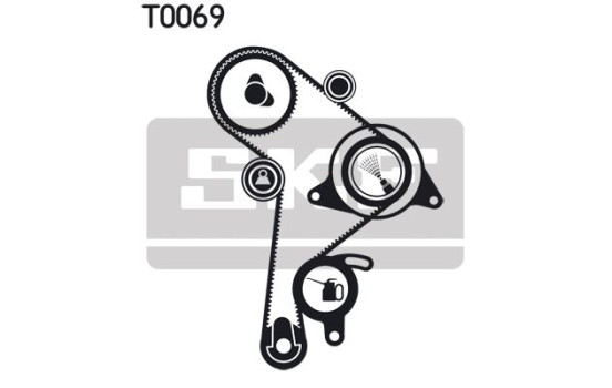 Timing Belt Set VKMA 01016 SKF, Image 2