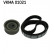 Timing Belt Set VKMA 01021 SKF