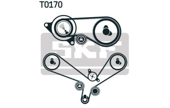 Timing Belt Set VKMA 01152 SKF, Image 2