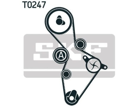 Timing Belt Set VKMA 01222 SKF, Image 3