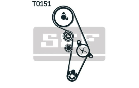 Timing Belt Set VKMA 01918 SKF, Image 2