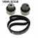 Timing Belt Set VKMA 02168 SKF
