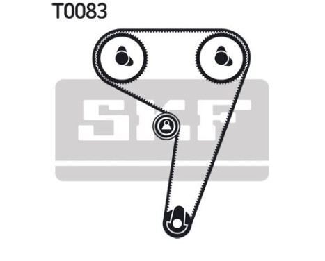 Timing Belt Set VKMA 02224 SKF, Image 2